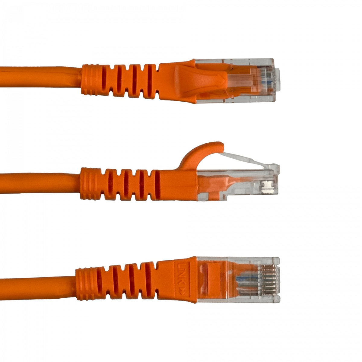 CPB-15L LINKMADE 1,5MT CAT5E NARANJO LSZH CABLE PATCH INYECTADO MULTIFILAR