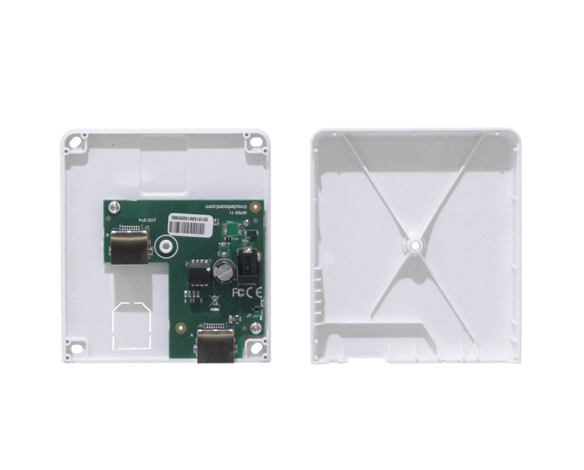 GPEN11 MIKROTIK 2-RJ45 Inyector Pasivo PoE 1GBPS Gigabit req-12-57V 5,5x2,1mm