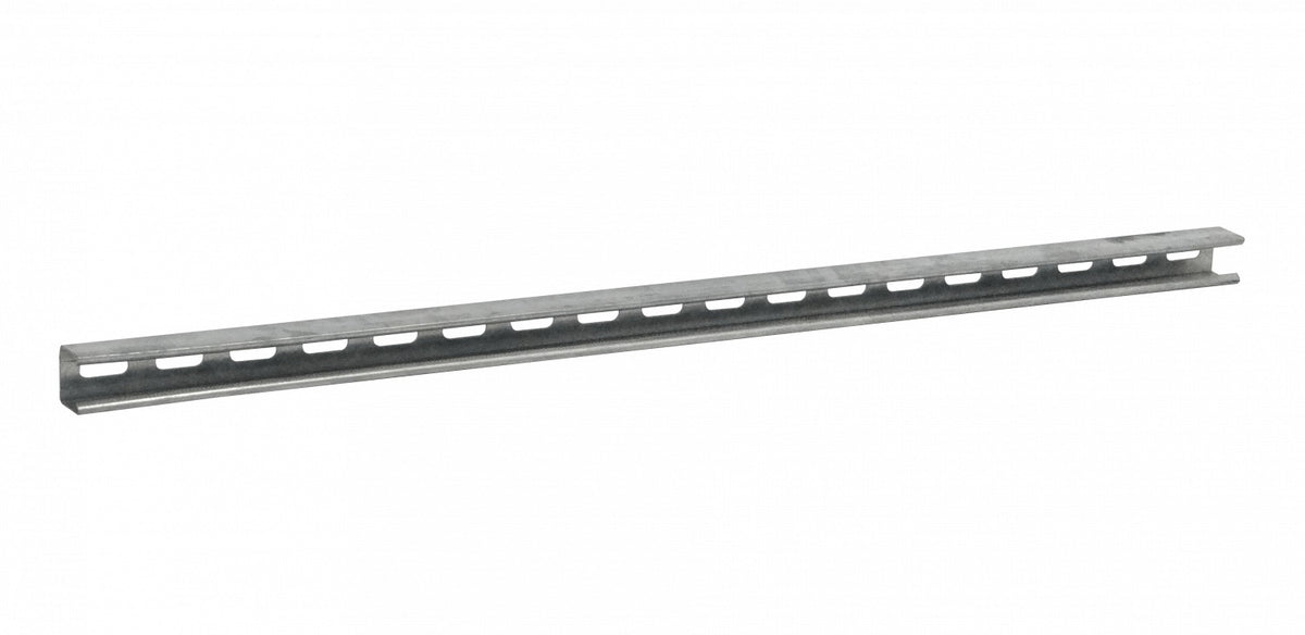 CANAL-2 Perfil Strut 1 metro 41x41x1,2mm Ranurado Acero 100cm