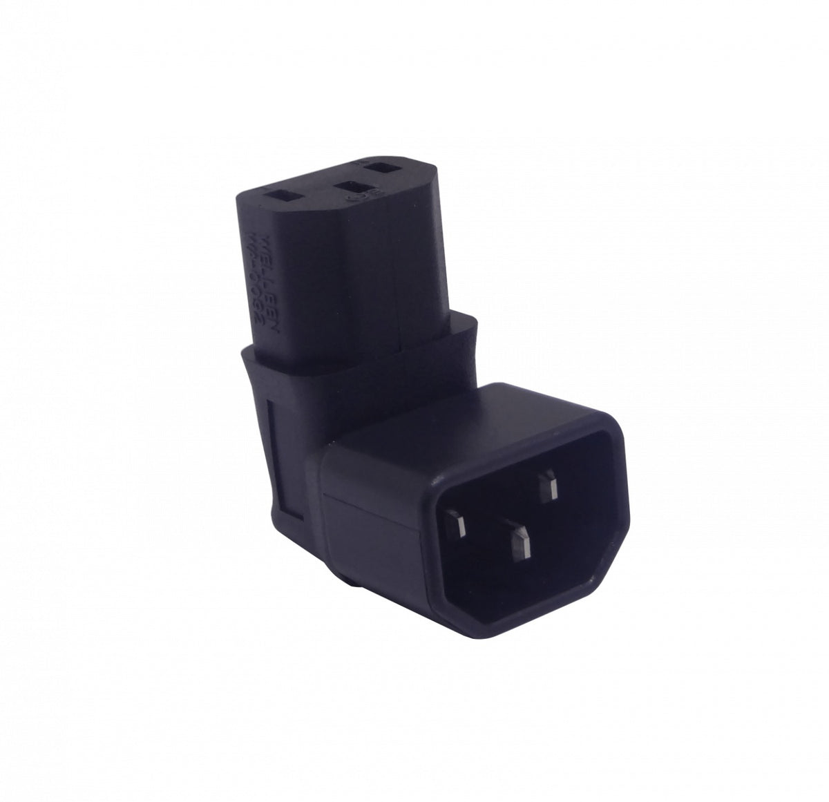 C13-C14-AE Codo Externo Macho-C14 Hembra-C13 Adaptador Eléctrico 10A
