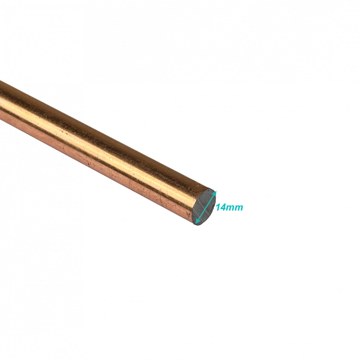 BRA-58 Barra Puesta a Tierra 5/8-Pulgada Diámetro-14mm X 1,5metros