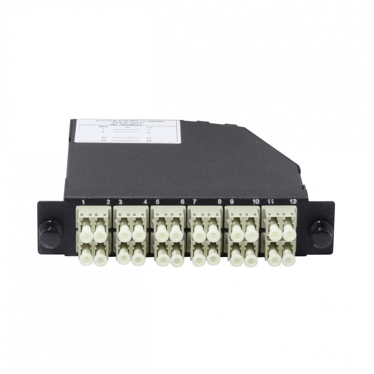 CALCOM1 OM1 24-LC 2-MPO/M Casete para/1U-3P 130mm Fibra Pre-ensamblada