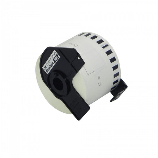 DK2205 BROTHER 62mm 30,4 metros Negro sobre Blanco Papel-Continuo Autoadhesivo para QL