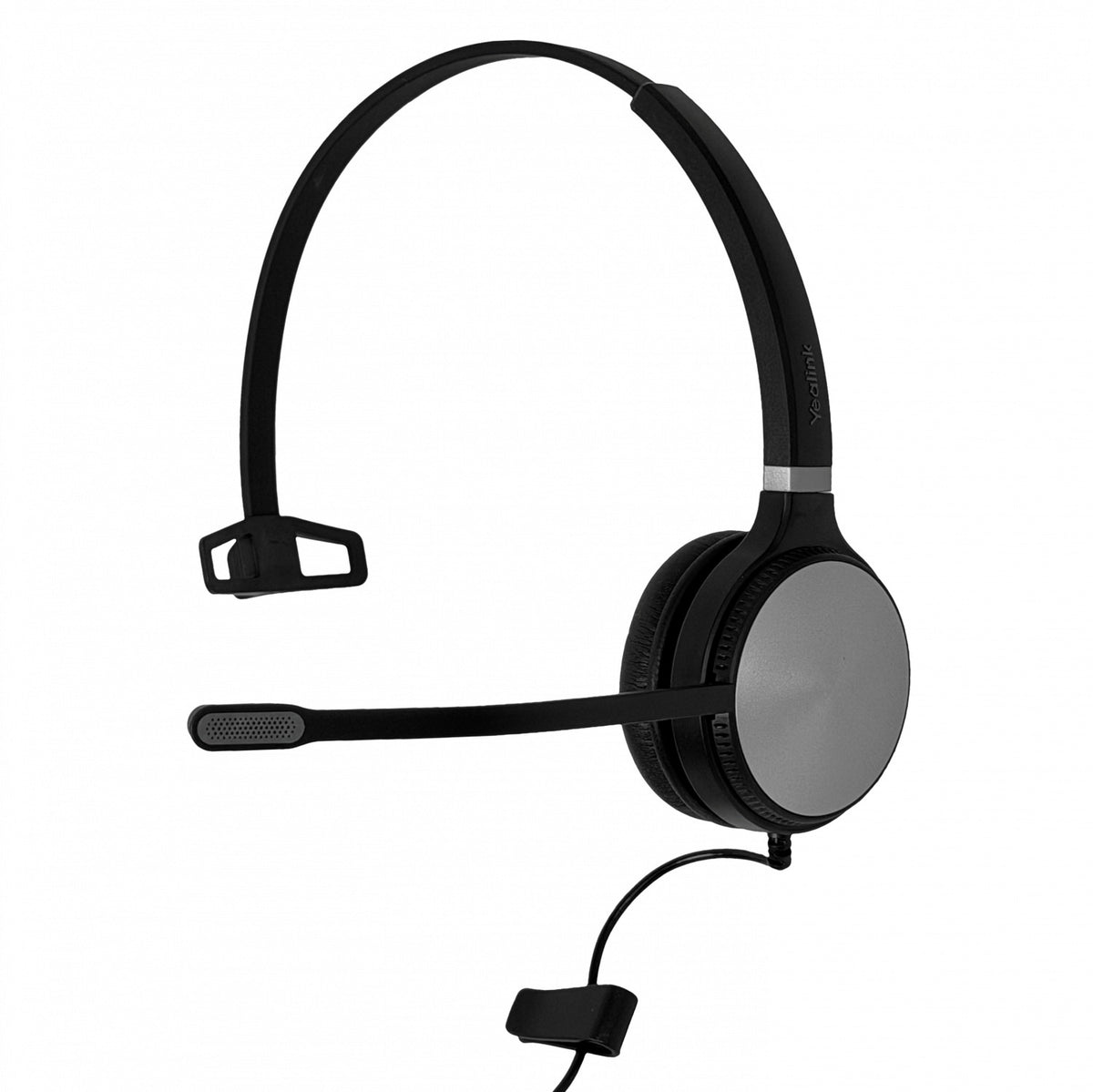 YHS36-MONO YEALINK Diadema Monoauricular con Cable de 2m y Conector RJ9 Compatible con T30/31/33/57 con Supresión de Ruido