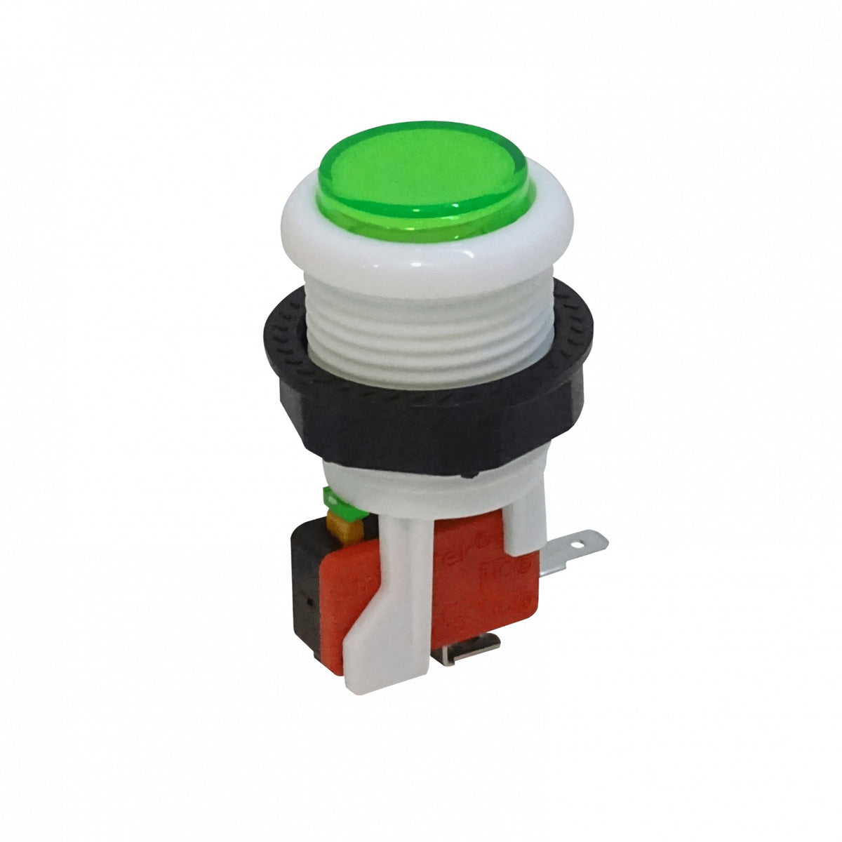 BOTON-VERDE Verde Arcade Interruptor Pulsador 27mm NA N/A 2-pin