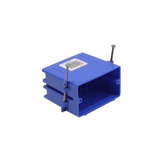 FPCA CARLON Caja plástica azul para chuchero Altura 88mm 96x58mm Placa frontal 70x114