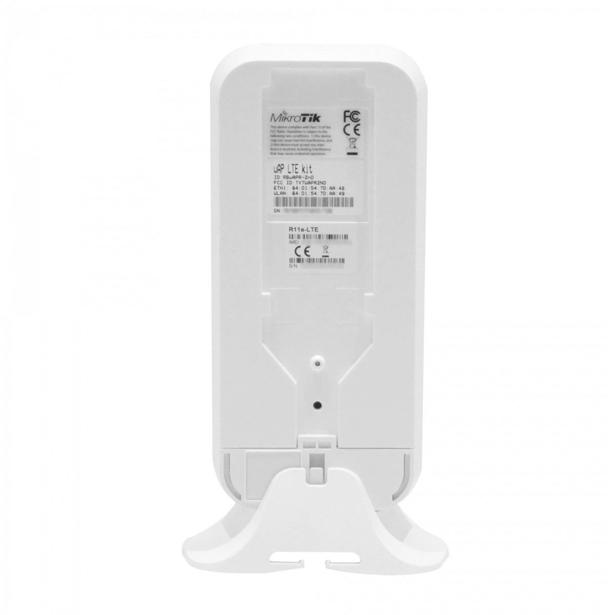 RBWAPR-2ND MIKROTIK 1-Ranura SIM U.FL Externo 2,4GHz-N300 22dBm 2x2-2dBi 1-100 Alimentación PoE Pasiva 24V L4