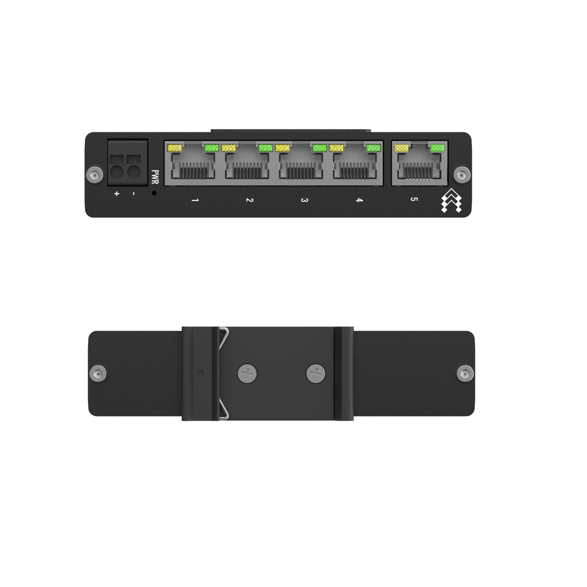 Conmutador Industrial Teltonika con Montaje en Riel DIN 5 Puertos 10/100 Mbps
