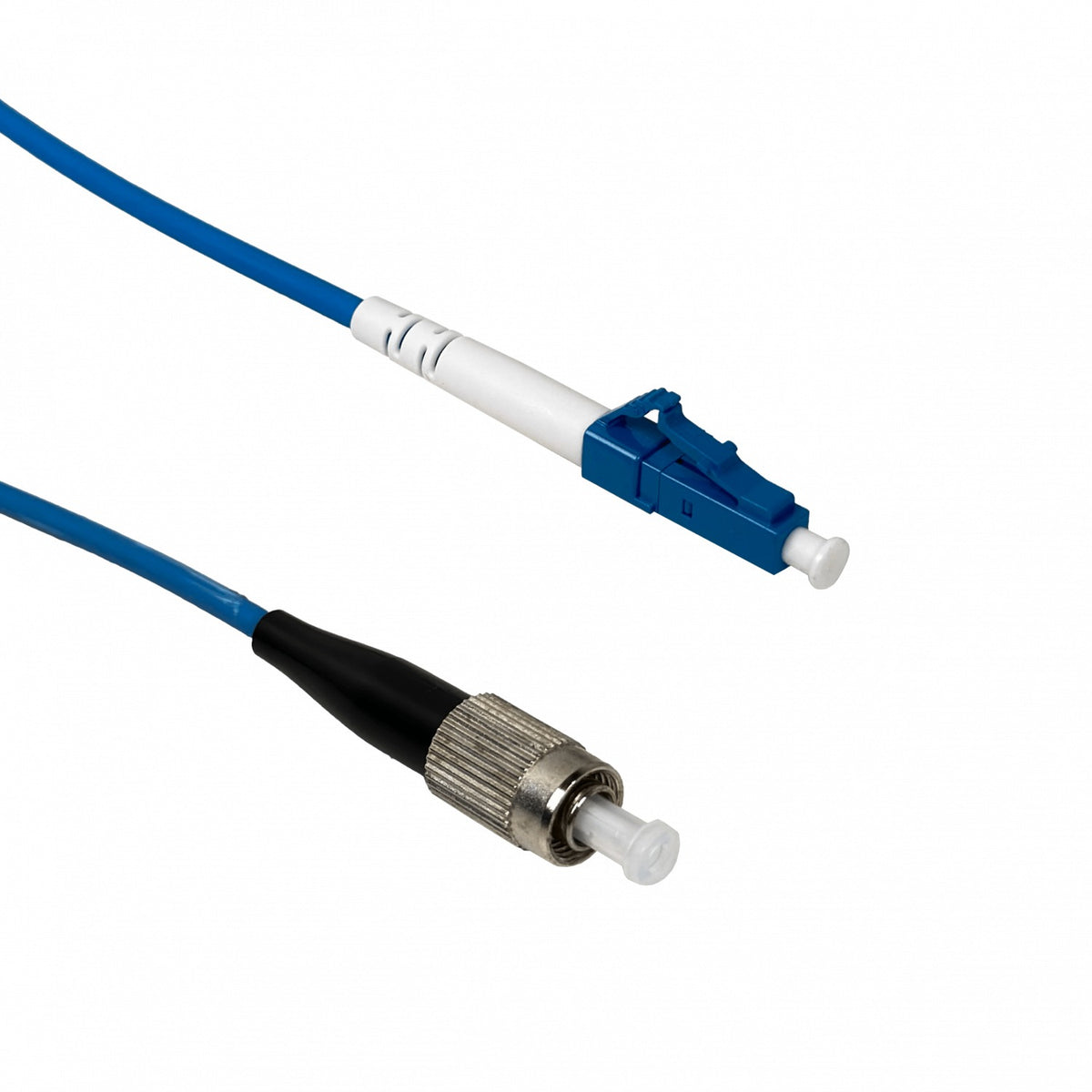 JBSLF2 LSZH Blindado 2mt LC-FC SM Simplex Latiguillo Fibra Óptica 3.0mm 9/125um