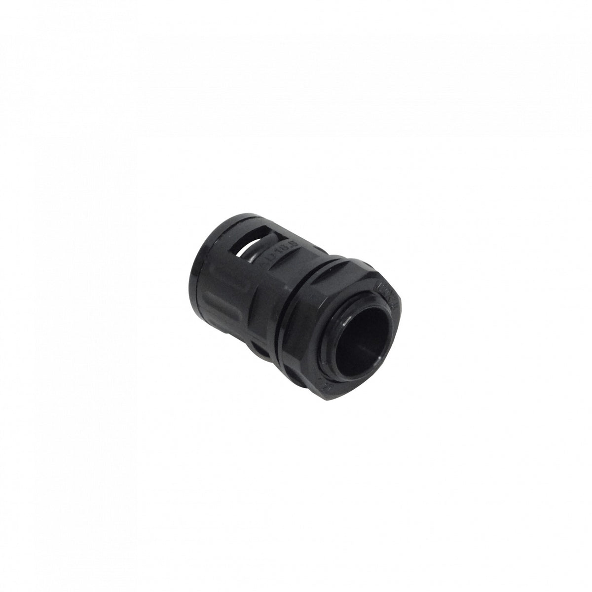 FLEP19-SA Terminal de Salida 19mm Prensacables para Conduit Flexible Plástico Negro