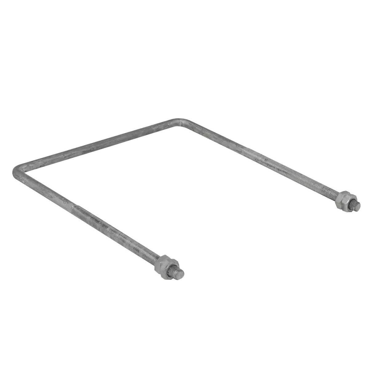 KTL0035 255x285x13x160mm 4xHexagonal-21mm Abrazadera 1/2 BT para Poste