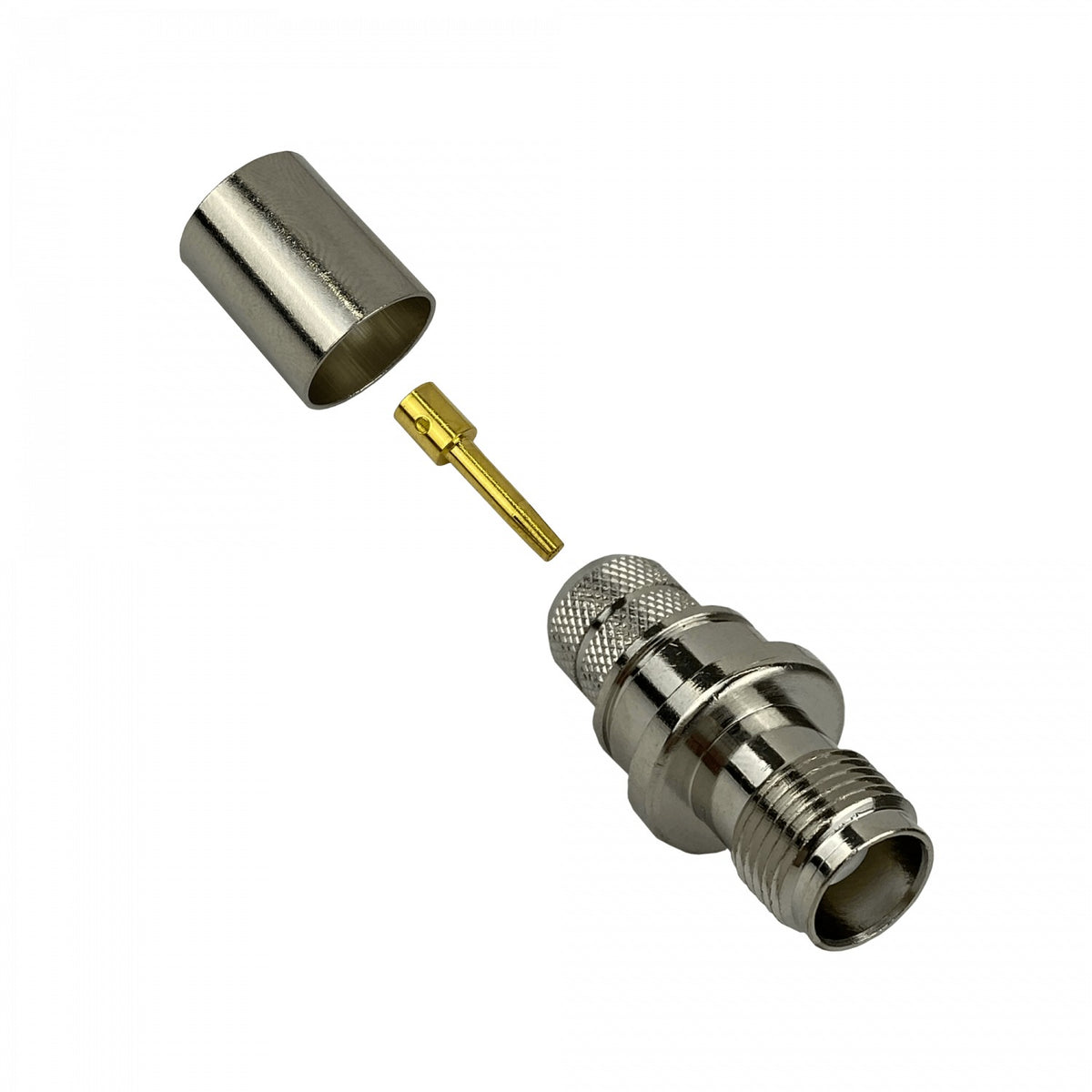 TH4C Conector comprimible Serie-400 para cable LMR400 CA400 con terminal TNC-Hembra