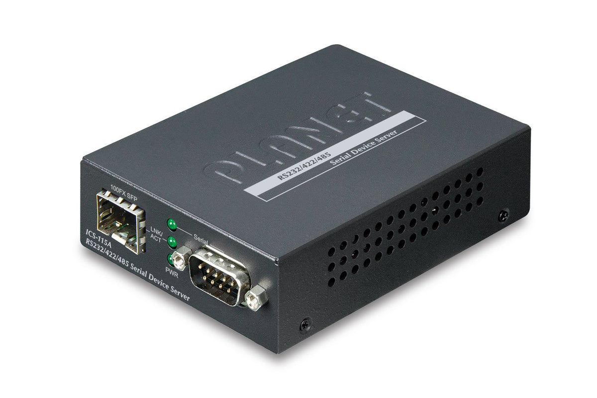 Servidor de Dispositivo Serie RS232/422/485 de 1 Puerto con SFP 100BASE-FX de 1 Puerto