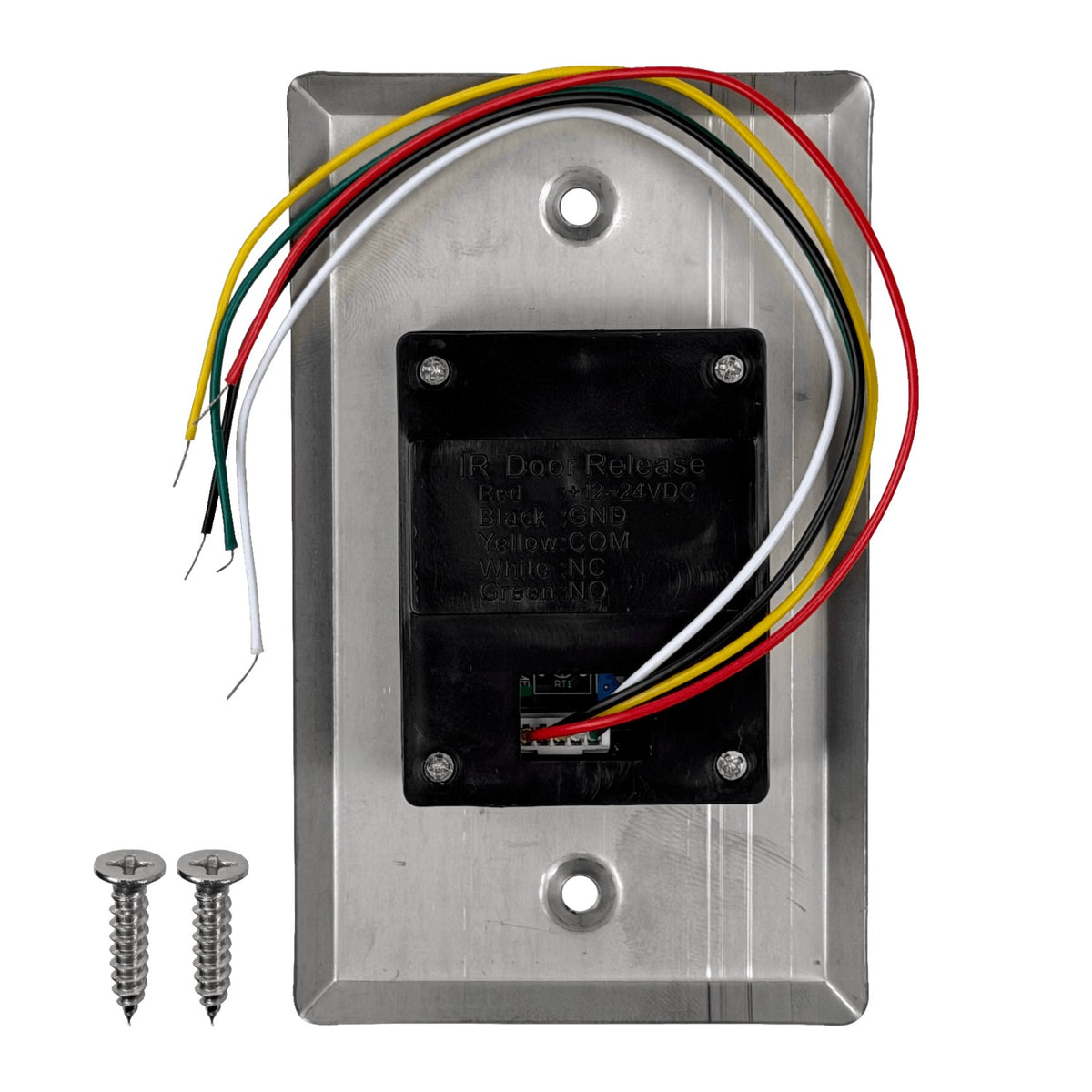 TLEB102 ZK Botón de activación con salida sin contacto 10cm No-Táctil Placa metálica 115x70mm IP65