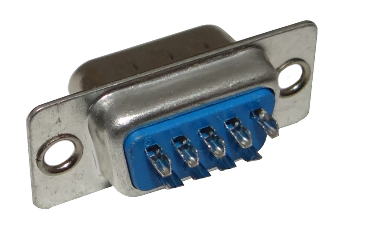DB9-M Terminal D-Sub Soldable de 9 Pines Macho DB9, Requiere Cubierta, Modelo DE-09/Macho de 31mm