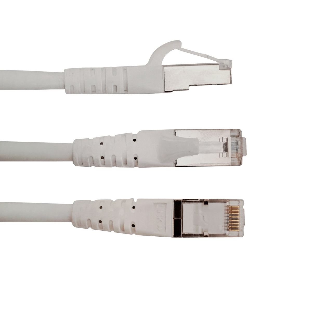 CP6FW-20L LINKMADE 2 Metros F/UTP CAT6 BLANCO LSZH Cable de Conexión Multifilar Moldeado