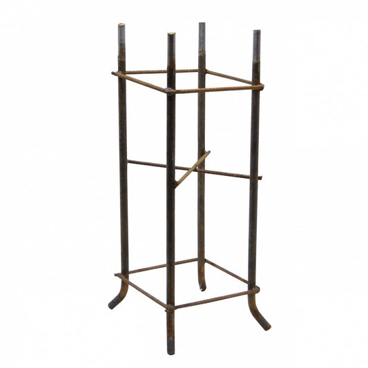 CAN5-POSTE Cesta metálica para base de obra civil de poste POSTEC-5M altura 590mm sección 18x18cm llave hexagonal 23mm
