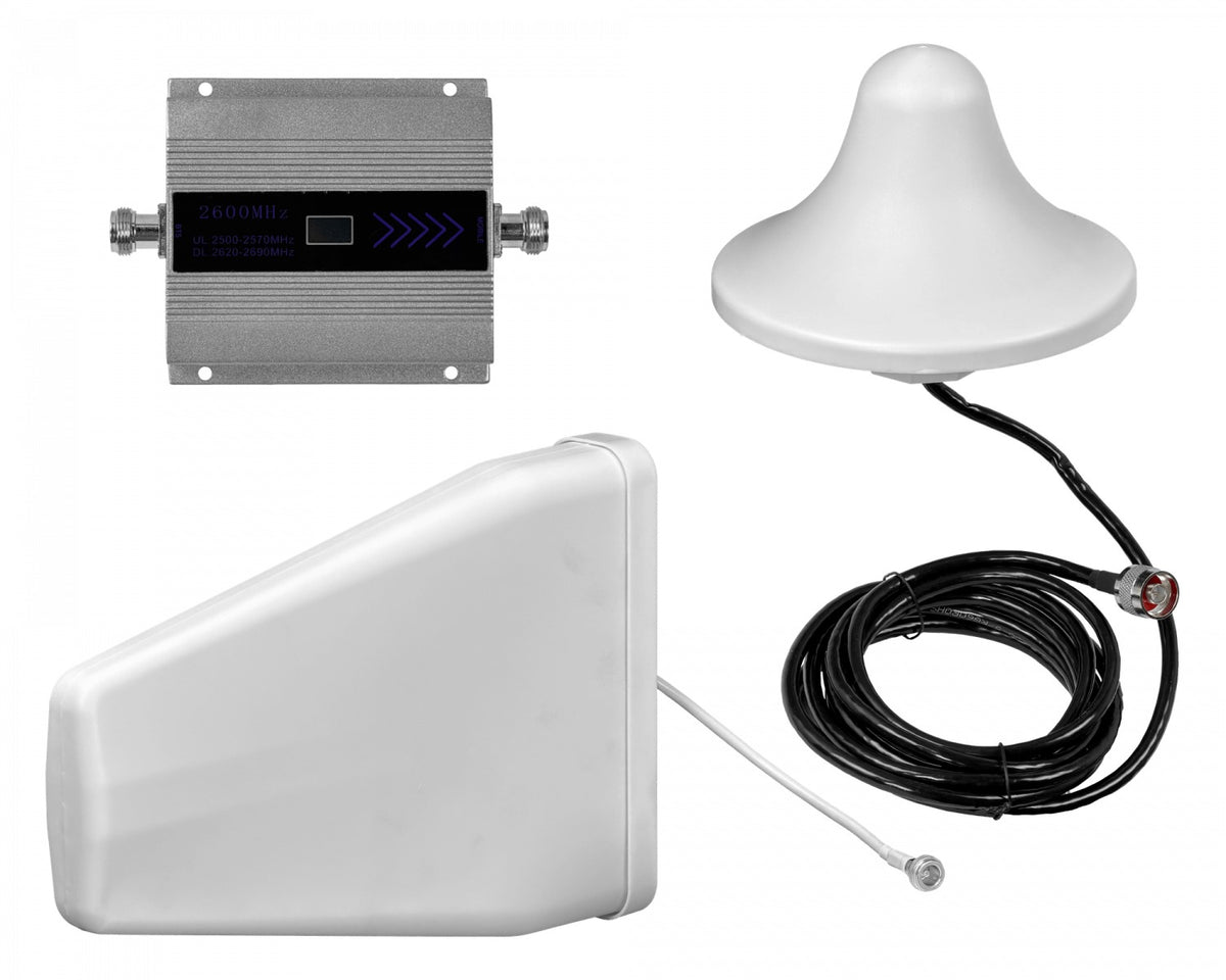 KIT-2600 Repetidor 4G 2600MHz B7 2-N 2-Paneles-10/12dBi incluye-5V/1A