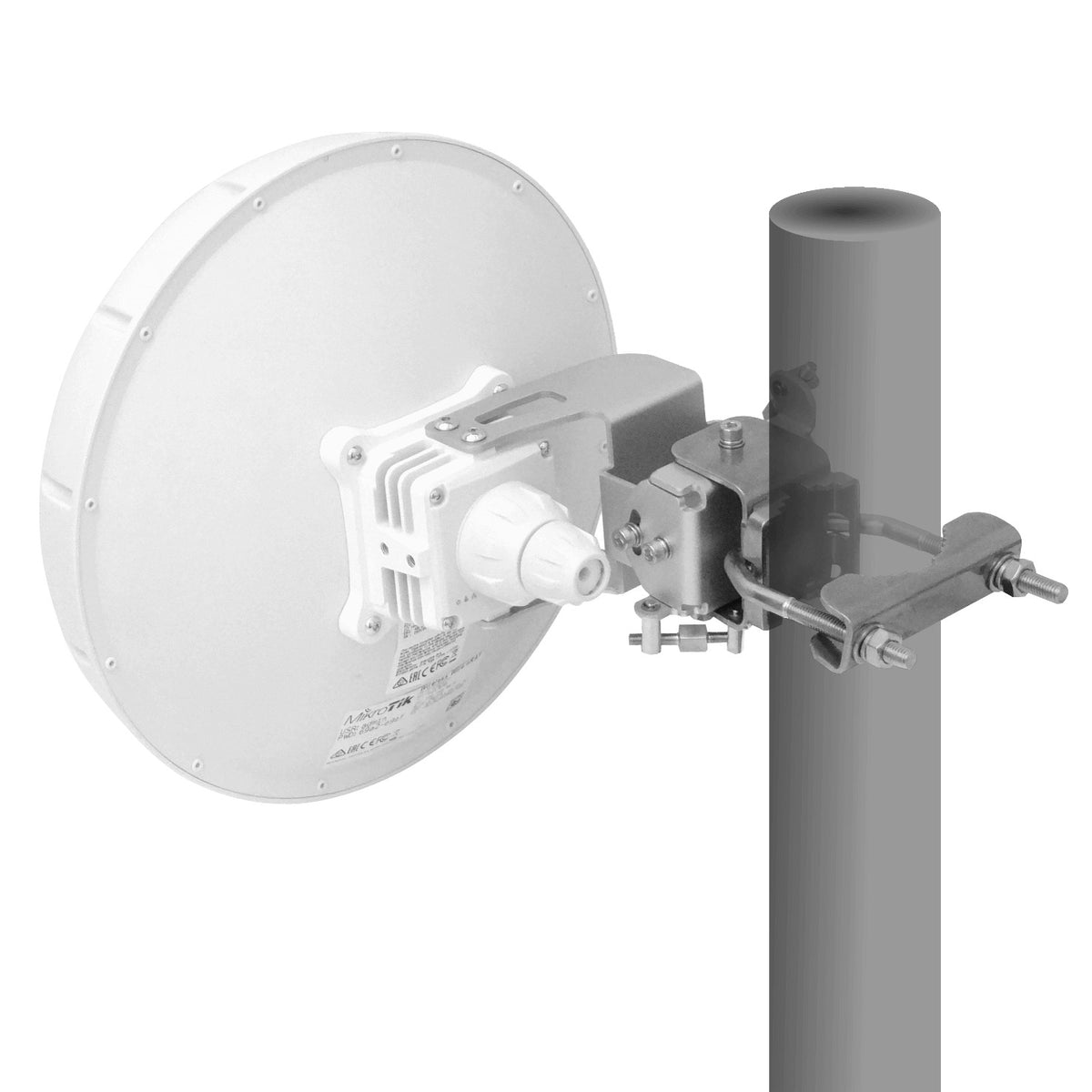 WIRELESS-WIRE-NRAY MIKROTIK 2-unid Enlace-1500m 261mm 60GHz 802.11ad 1-1000 OS-L3 incl24V