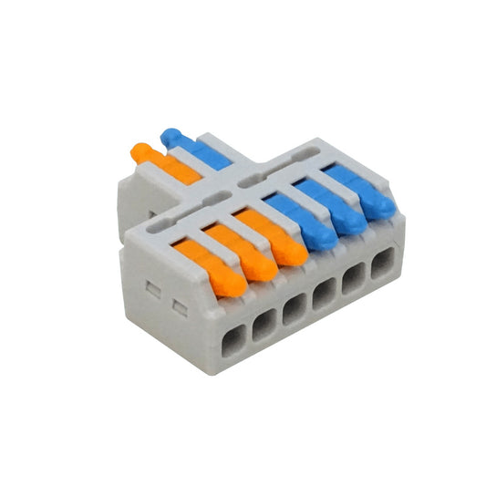 REPA-26 Conector de empalme para 2 a 6 hilos, capacidad de 32A y 250V, compatible con calibres AWG28-14 (0,08-2,5 mm²)