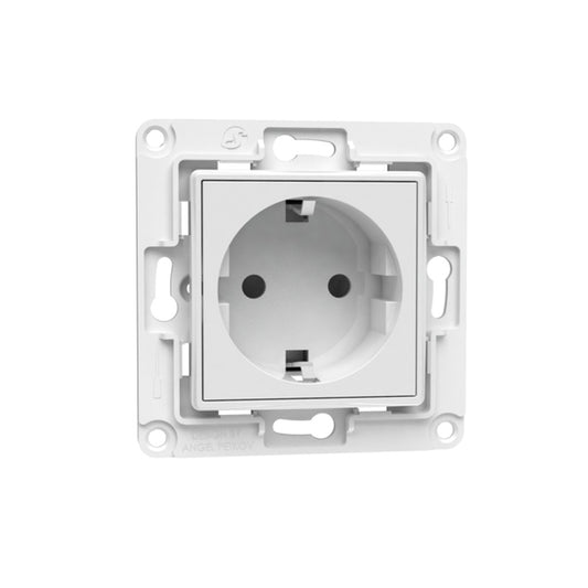 Enchufe de Pared Shelly Wall Socket EU Estándar Europeo, Línea Shelly Wall Switch - Blanco