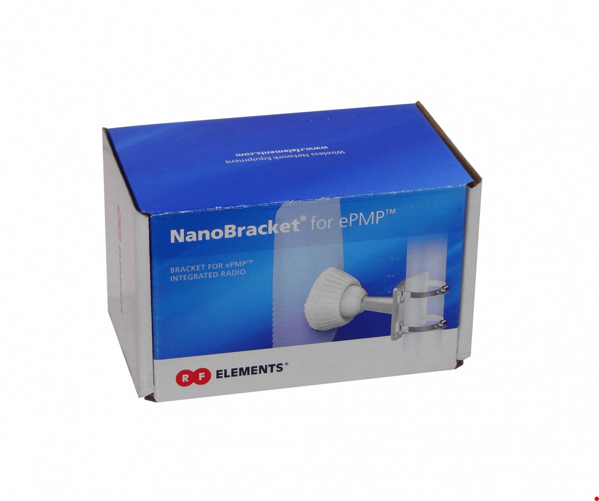 NB-EPMP. RFEL Soporte de Montaje ePMP en tres ejes orientable compatible con Cambium Integrated Radio NanoBracket
