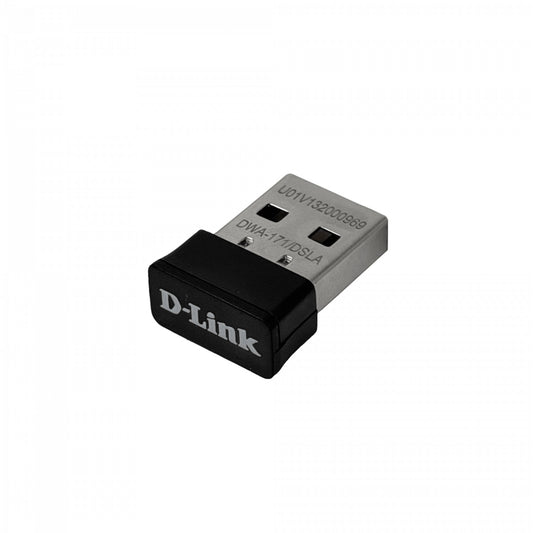 DWA-171 D-LINK AC600 433mbps-5GHz 150mbps-2,4GHz Adaptador-USB-Nano WiFi Antena-Integrada