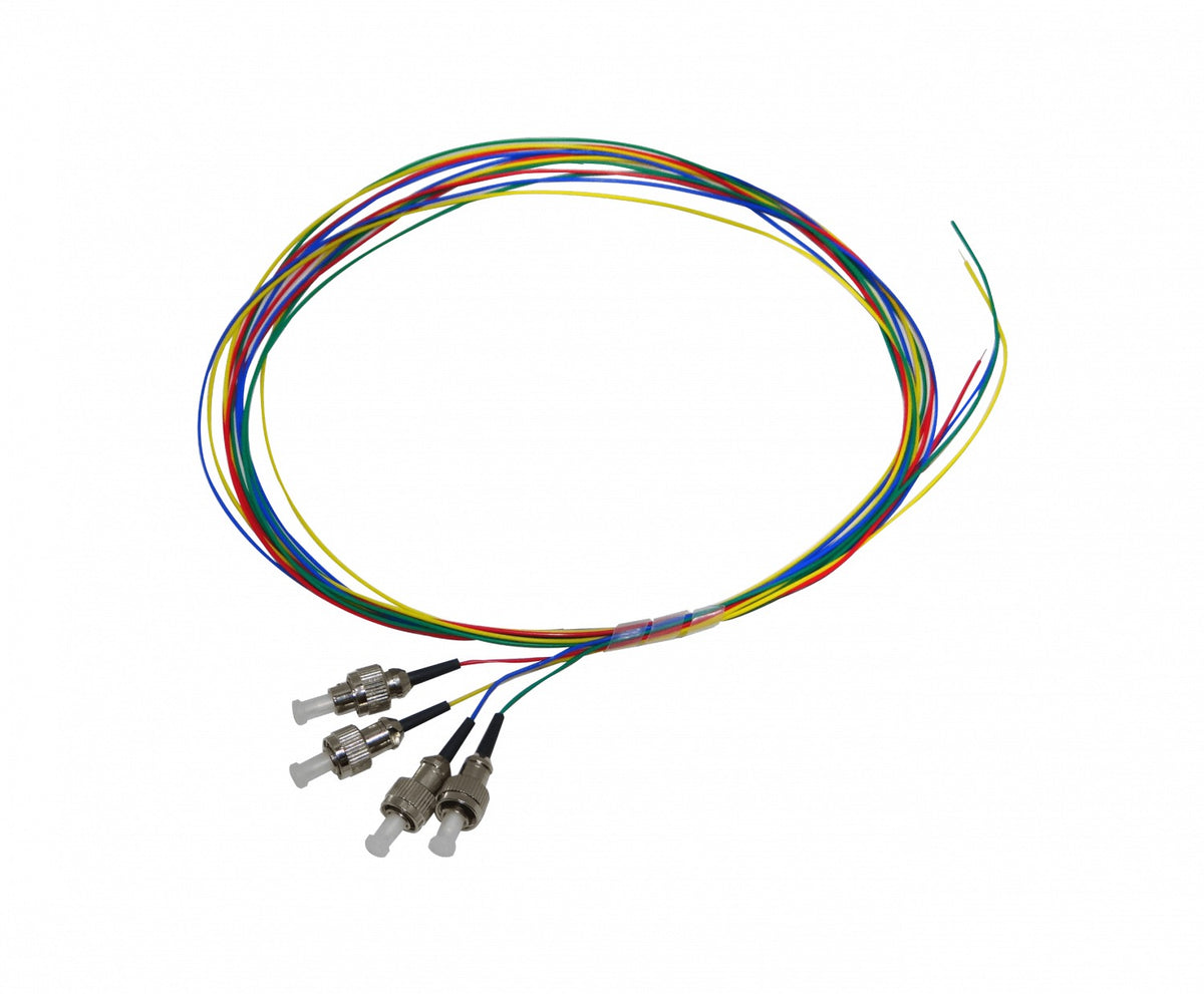 JF3F-4 FC/UPC OM3 Multimodo 1,5 metros 4 Unidades Pigtail 50/125um 0,9mm 150cm