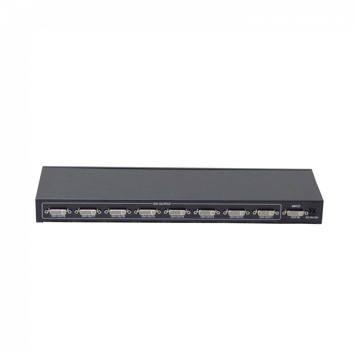 DVI-1X8 Distribuidor 1x8 DVI/D/Dual-M 1080p 1-entrada 8-salidas incl-5V-3A 165MHz 1920x1440