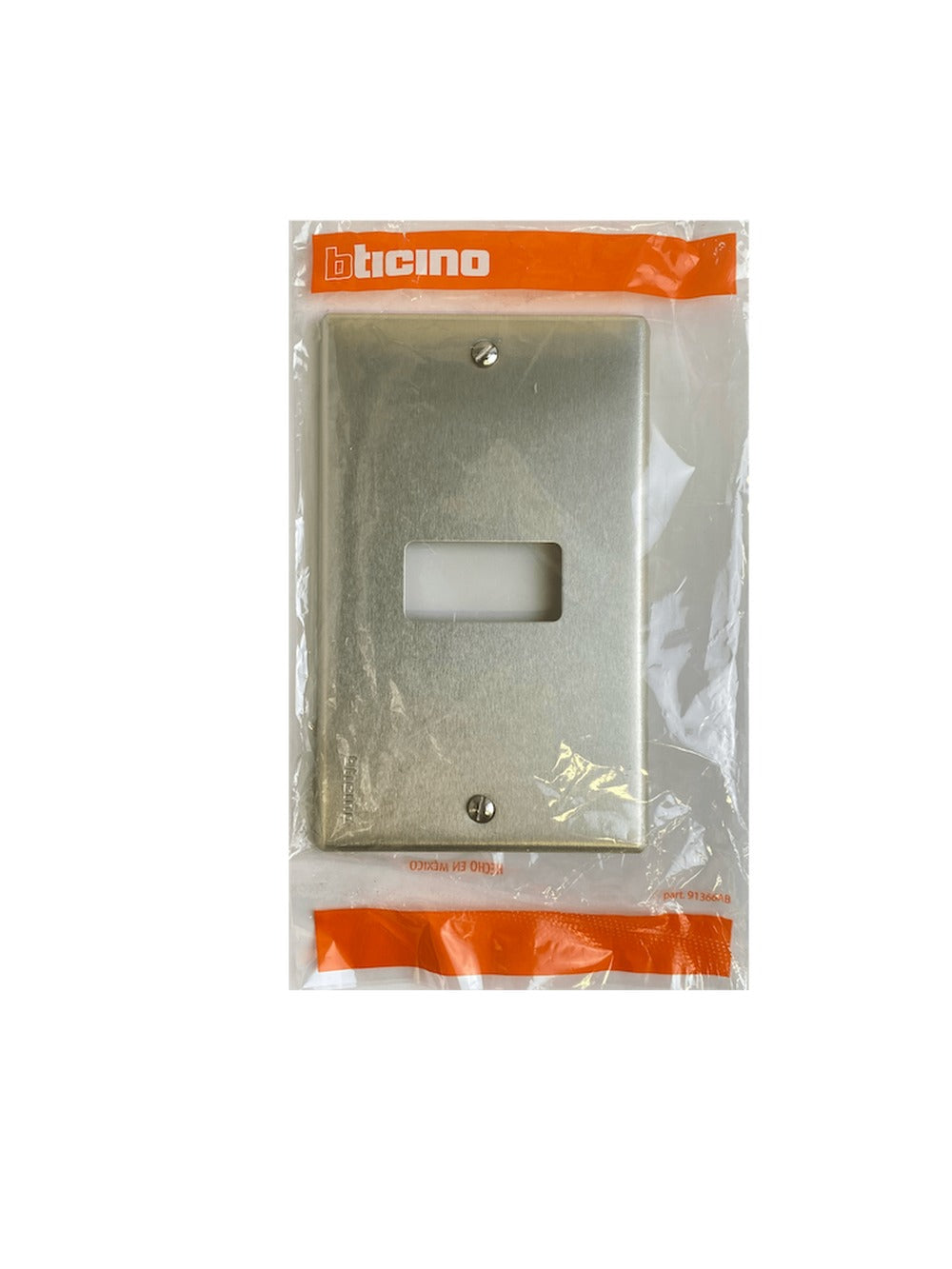 EBP503-1 BTICINO Bastidor 1 Módulo Porta Módulo Aluminio con-Tornillos