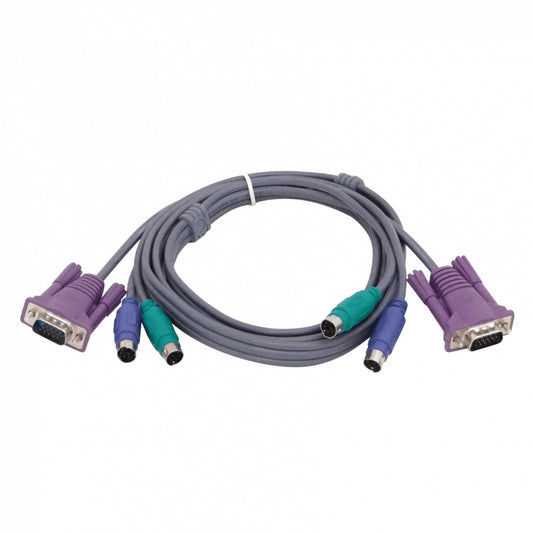 KVM-CB Cableado para conmutador KVM 1,5 metros VGA-PS2/Macho-Macho 1.5m 150cm