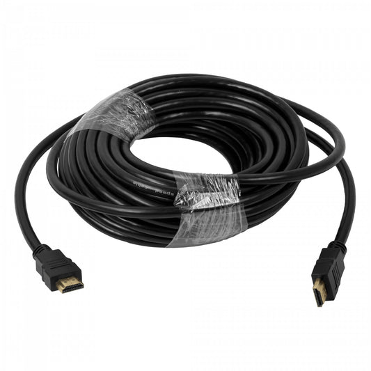 HDMI-10MM 10mt 720p sin/Bisagra HDMI-M HDMI-M Cable Negro v1.4 3D 1000cm