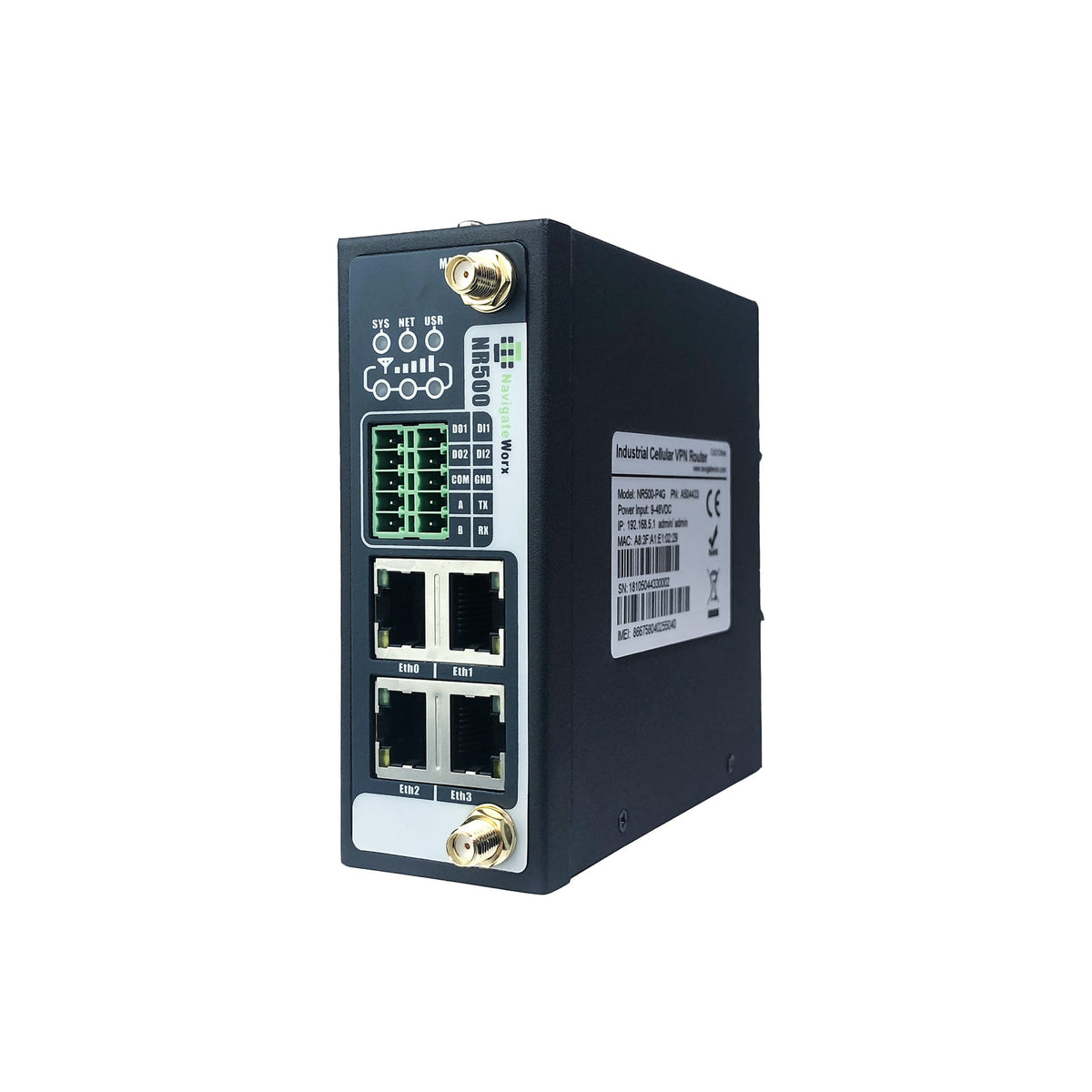 Router 3G Pro Industrial Navigateworx NR500-P3G certificado SUBTEL - Equipado con WIFI