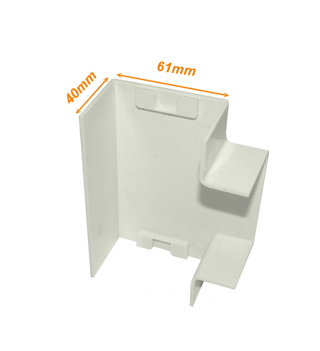 QN6T Derivación en T Blanca LINKCHIP 60x40mm CCA-6040-TE para Canaleta QN6W
