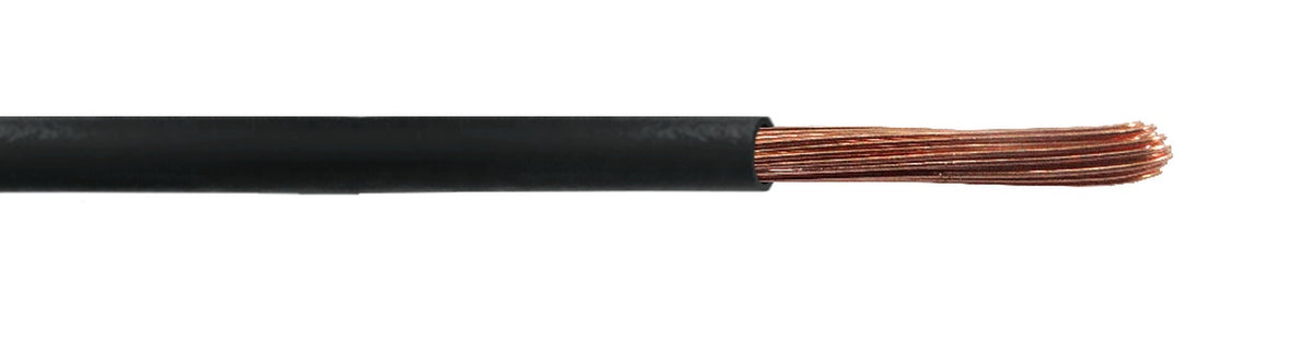 HZ25N EVA Cable eléctrico multifilar H07Z-1 2,5mm² LSZH Negro 100 metros 750V Fabricación Brasil