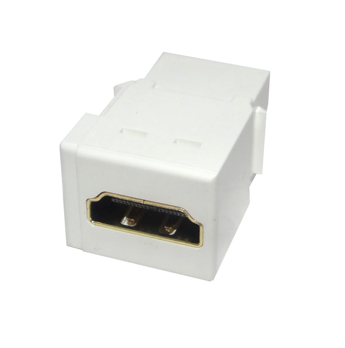 KHWL Adaptador Keystone HDMI Hembra-a-Hembra Color Blanco