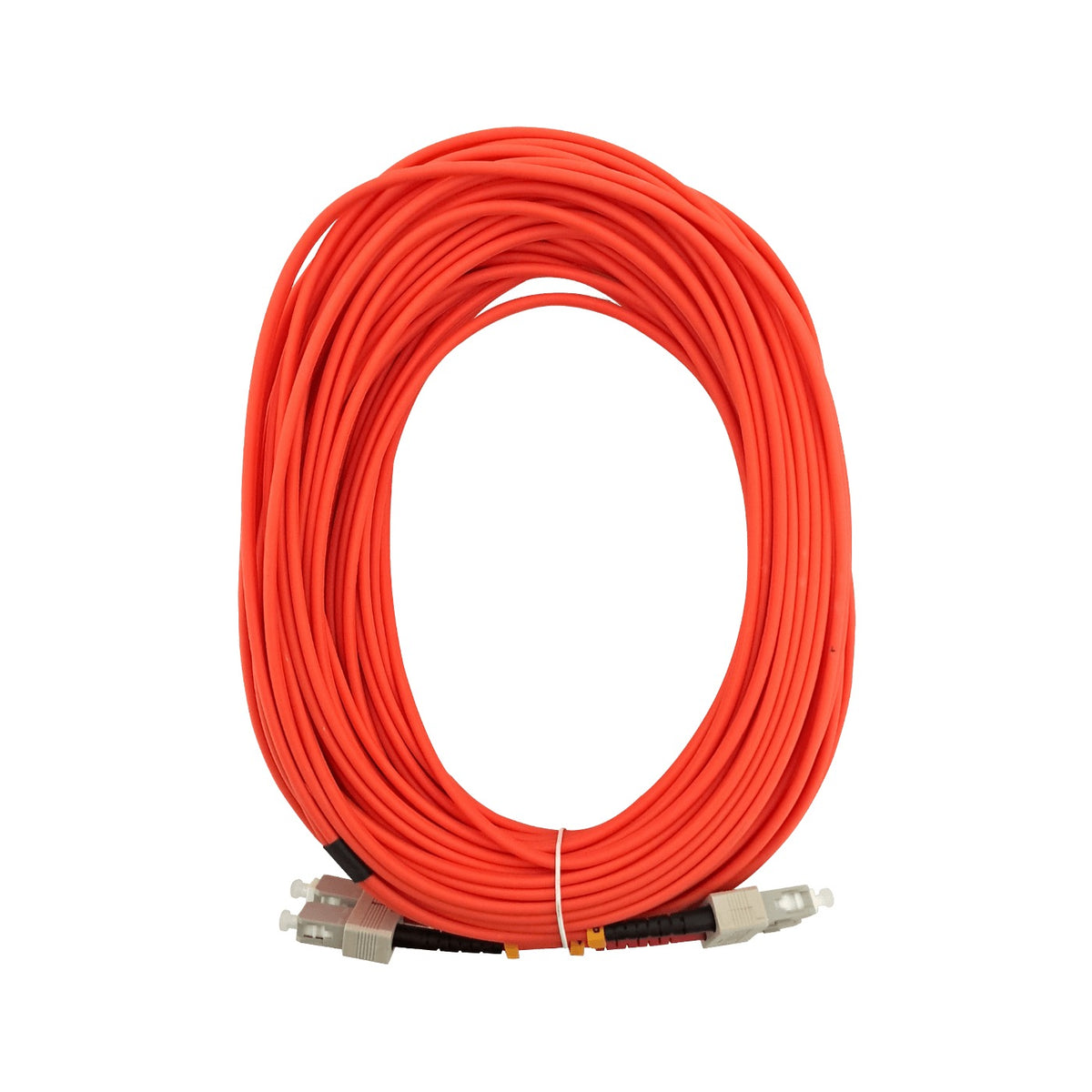 JFMCC25 Cable de fibra óptica multimodo OM1 dúplex SC-SC de 25 metros, 62.5/125 µm, cubierta LSZH de 3 mm