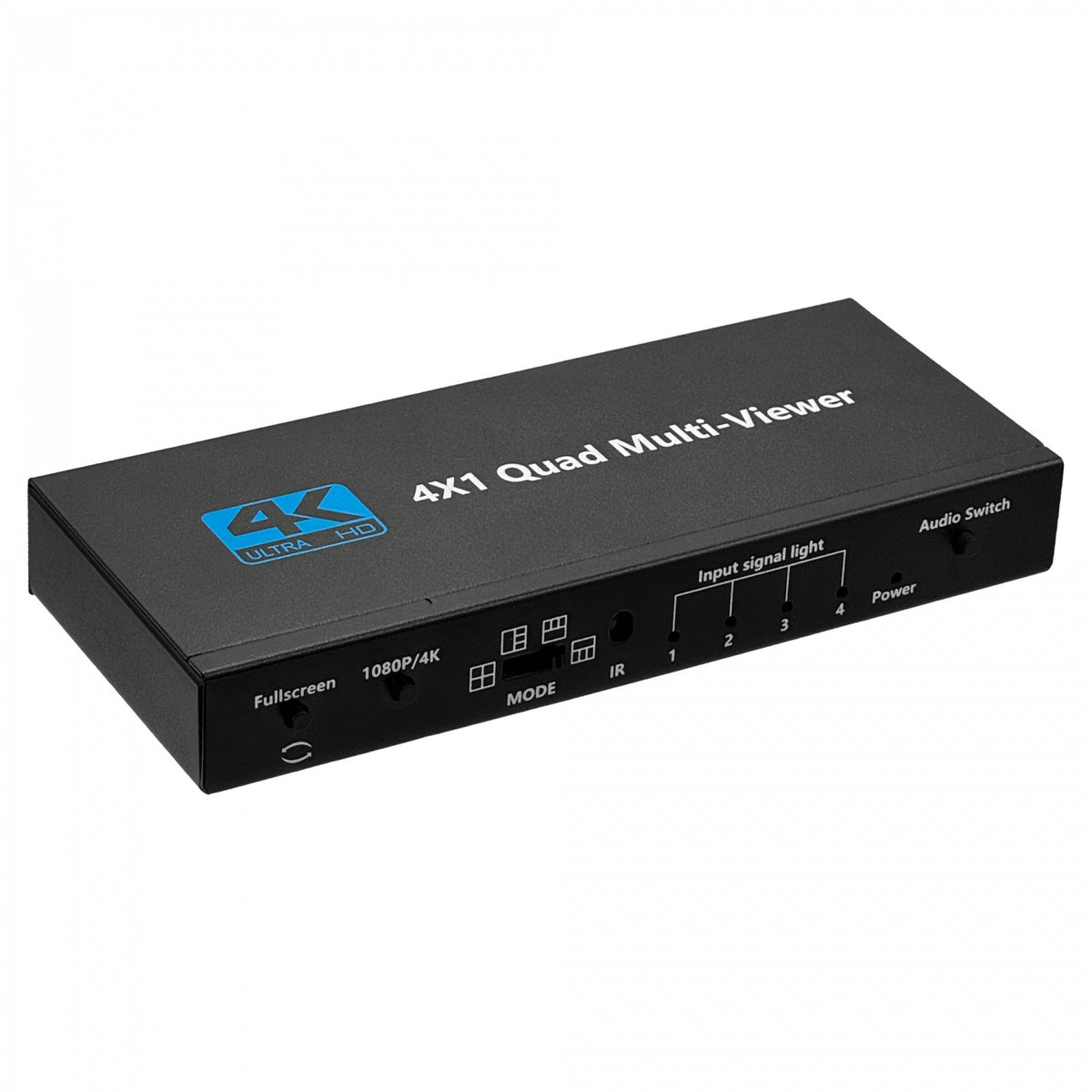 HDMI-4X1 Conmutador Multiplexor 4 Entradas a 1 Salida compatible con 1080p/4K incluye 5 Cables HDMI-H y USB-C más Control