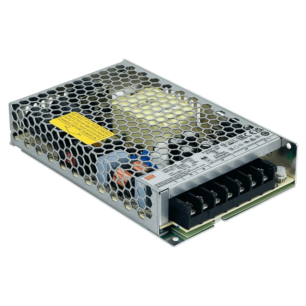 LRS-150-24 MEANWELL 156W 24V 6,5A Marco Abierto Fuente de Alimentación 100-240VAC