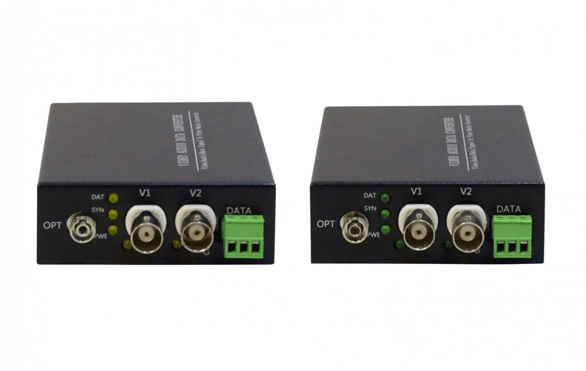 TV2-20KM 2-Canales 720p 960p FC BNC-H RS485 TX/RX SM 20km Fibra Optica CCTV TVI