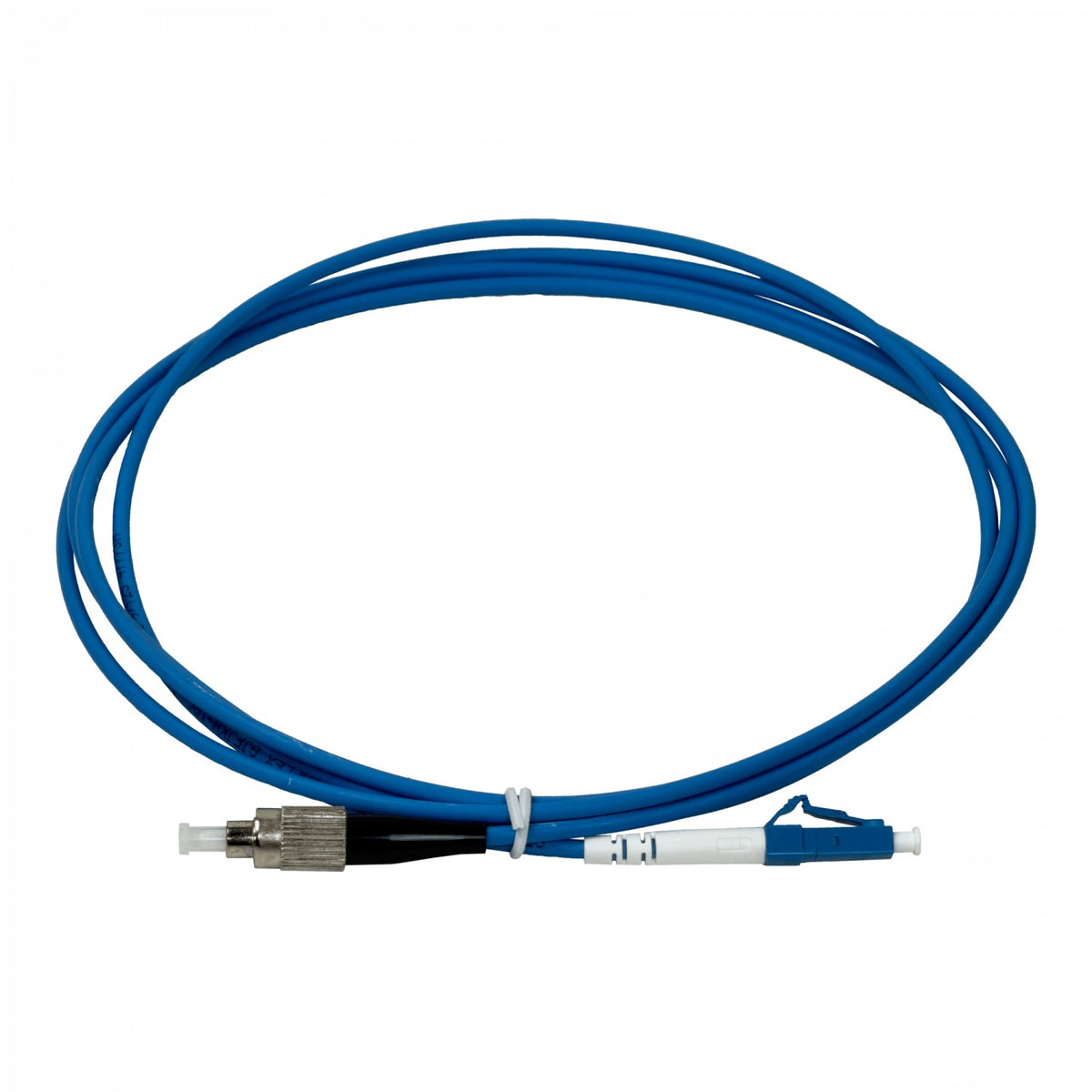 JBSLF2 LSZH Blindado 2mt LC-FC SM Simplex Latiguillo Fibra Óptica 3.0mm 9/125um