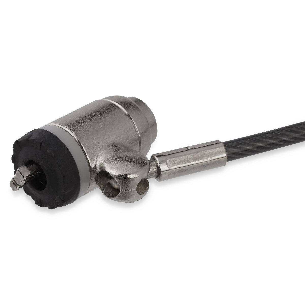 StarTech.com Cable de Acero Cubierto con Vinilo de 2m con Candado con Llave - Cable de Seguridad para Ordenadores de Sobremesa, Portátiles y Otros - K-SLot - Cable con Seguro