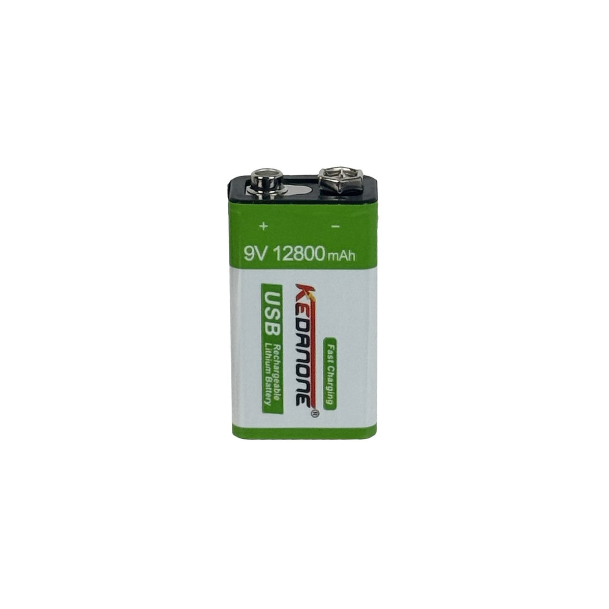 9V-12800C 9V USB-C Recargable 12800mAH Litio Pila/Bateria