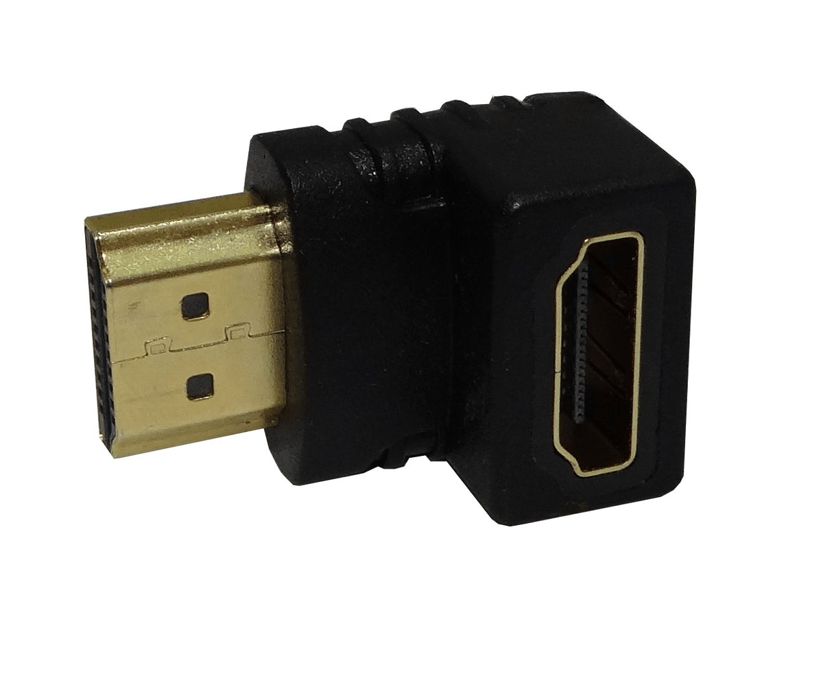 HDMI-LD Adaptador Ángulo Vertical Descendente 90-Grados HDMI Hembra-Macho