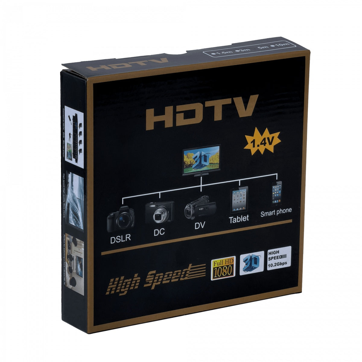 HDMI-5MM Cable HDMI de 5 metros, conector Macho a Macho, especificación versión 1.4 compatible con 3D