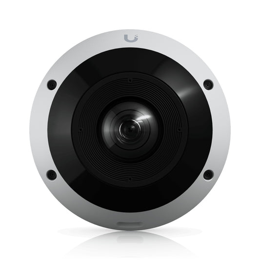 UVC-G6-PRO-360-W UI Blanco 12MP, domo 360°, IK10, IA, 3504x3504, IR15, 1-100, IP66, audio, requiere PoE+. UBIQUITI