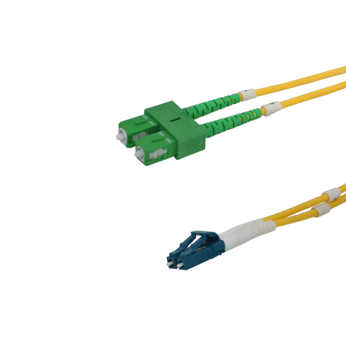 JFSAL1 1mt SC/APC-LC/UPC Monomodo SM Dúplex Latiguillo de Fibra Óptica 9/125um 3mm