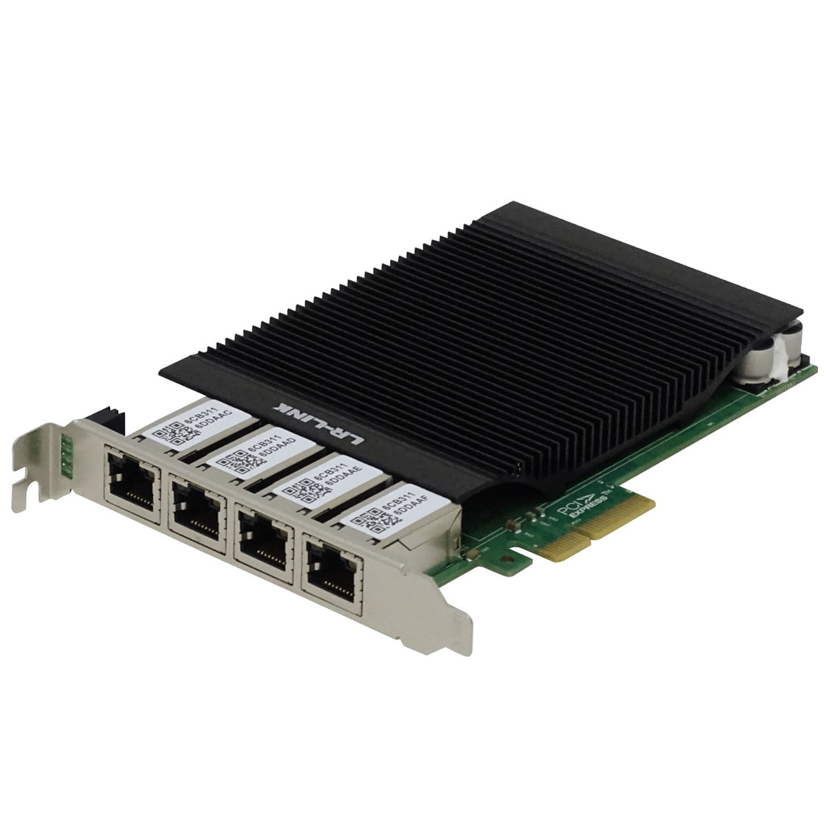 PCIE-4G-POE LRLINK Escaneo3D PCIe-x4 4-Puertos-1000-PoE+ Placa Intel I350AM4 Capturadora