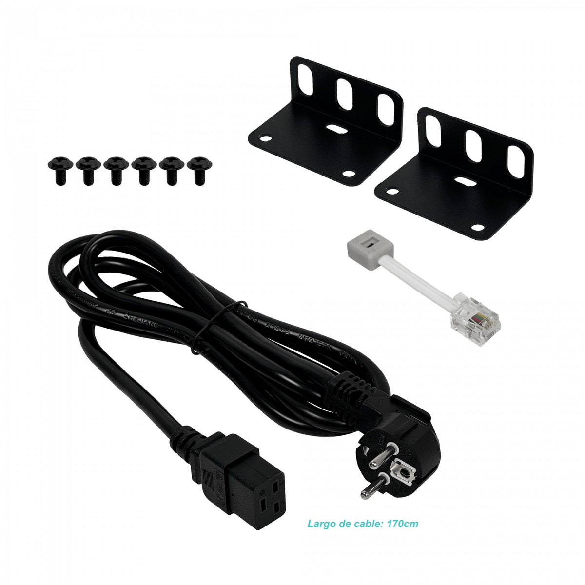 IPM-8221 PLANET Unidad de distribución eléctrica con entrada C20, 8 salidas C13, control IP por LAN, monitorización de temperatura/humedad/amperaje y 2 puertos serie