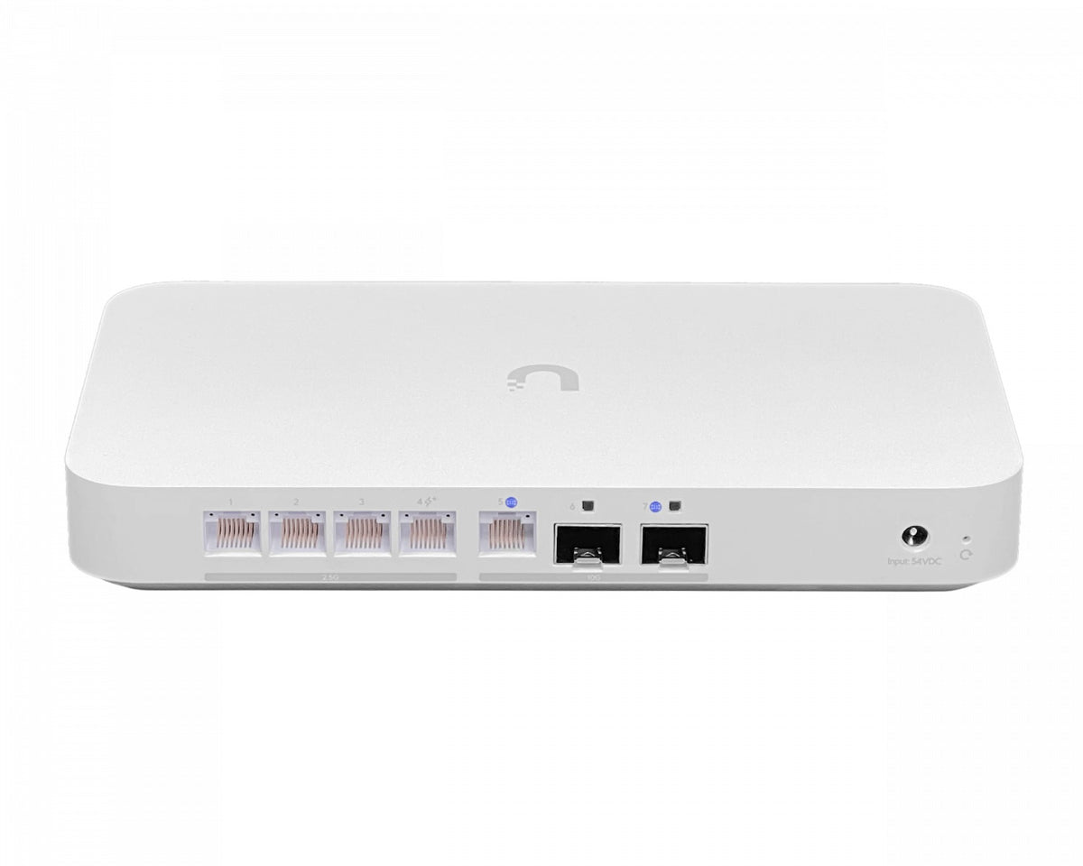UXG-FIBER. UI 4-2500 1-10G 2-SFP+ IDS/IPS SD-WAN UniFi Gateway inc-54V UXG-FIBER-EU UBIQUITI